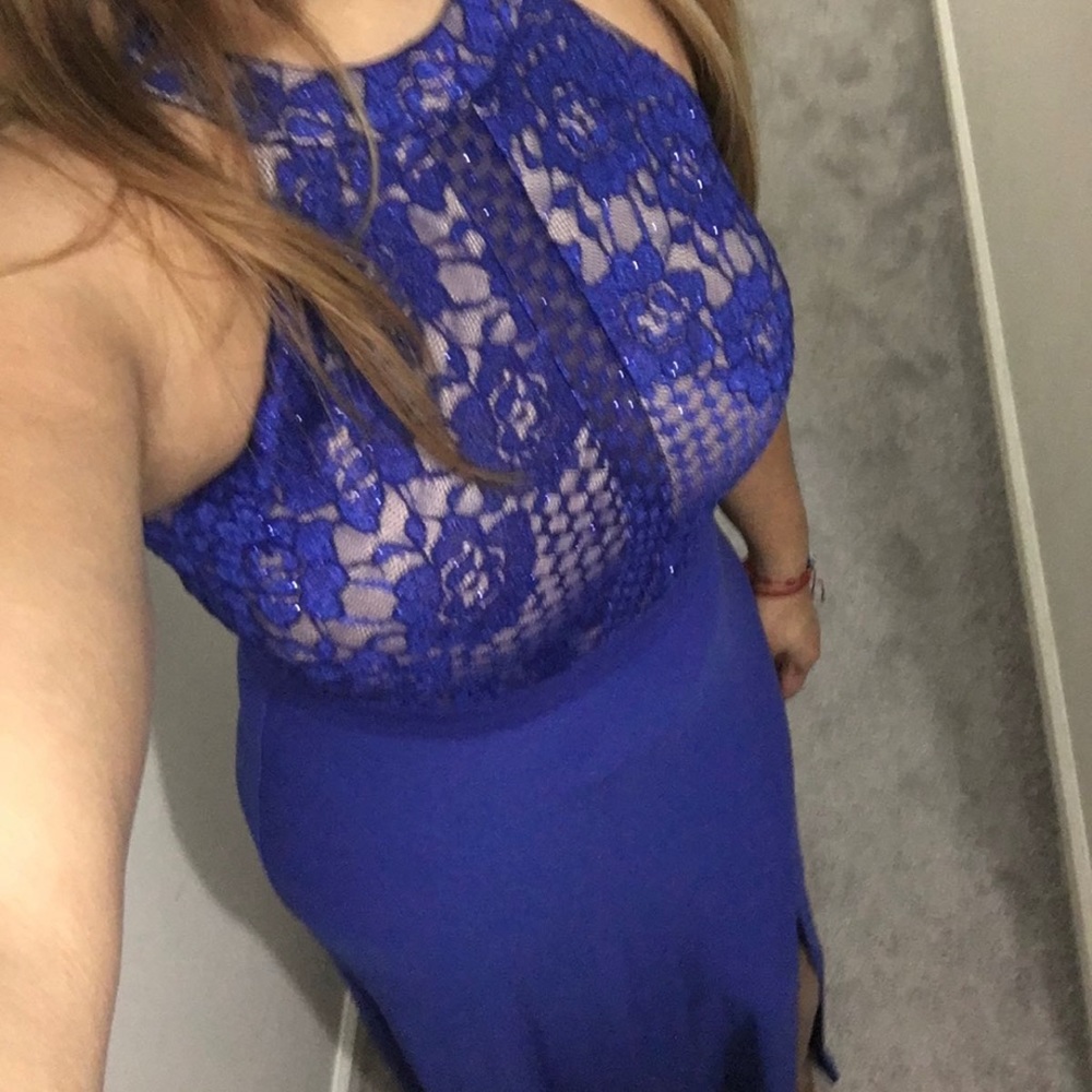 Blue long Night way collection dress